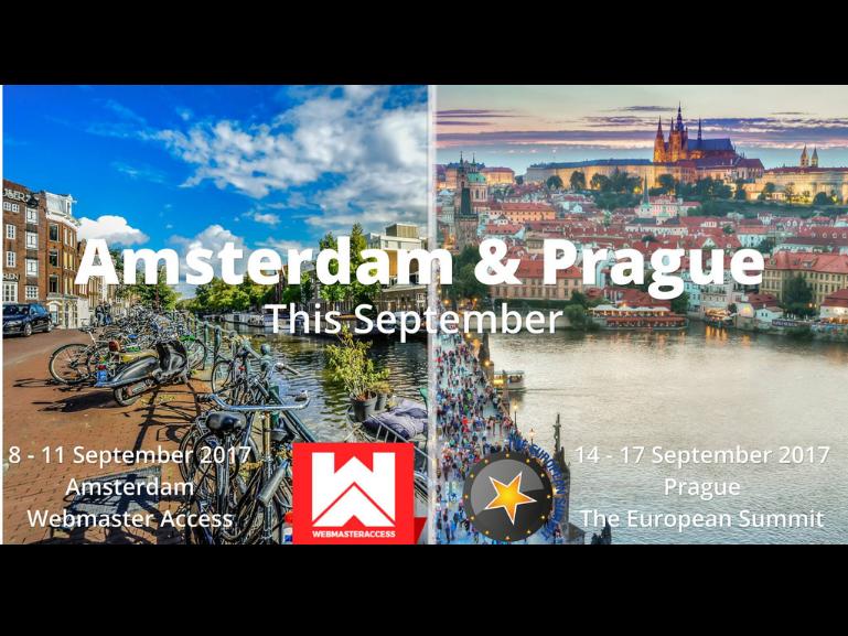 Meet us in Amsterdam and Prague!