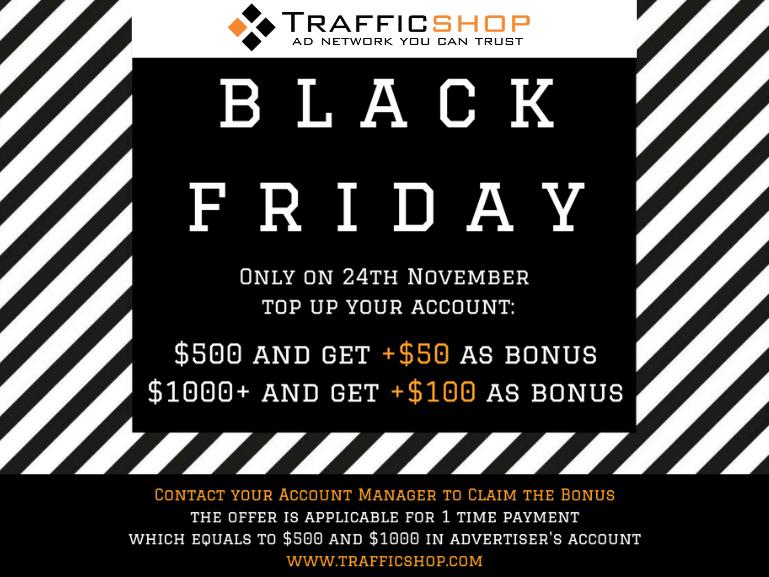 BLACK FRIDAY IS HERE !!!